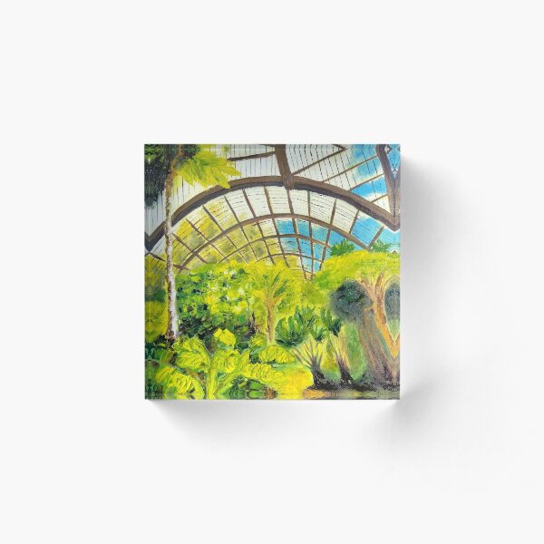 Botanical Painting Acrylic Block