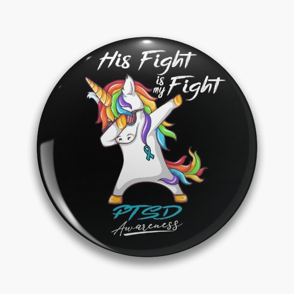 Item preview, Unicorn His Fight Is My Fight PTSD Awareness designed and sold by rechardtee.