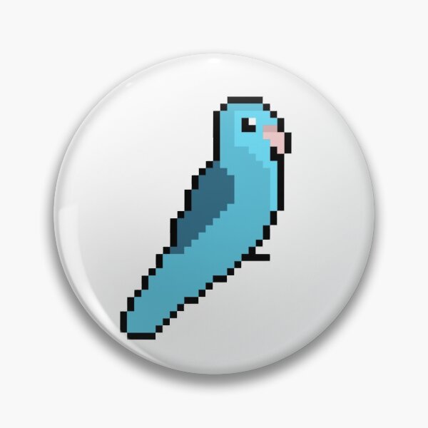 Item preview, Blue Parrotlet Pixel Art designed and sold by Sauropsida.