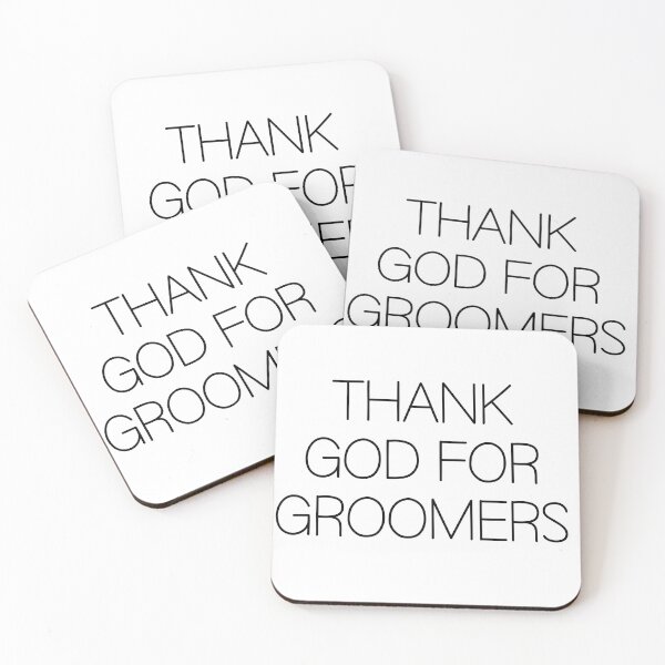 Item preview, Thank God For Groomers designed and sold by LeahEiden.