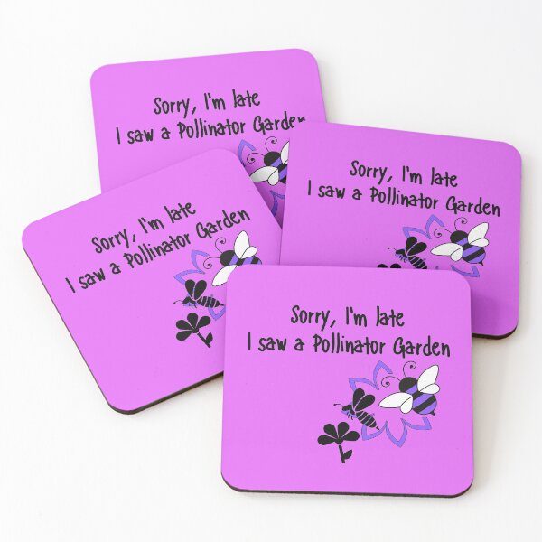Item preview, Sorry, I'm late I saw a Pollinator Garden Design designed and sold by EarthArtDesigns.