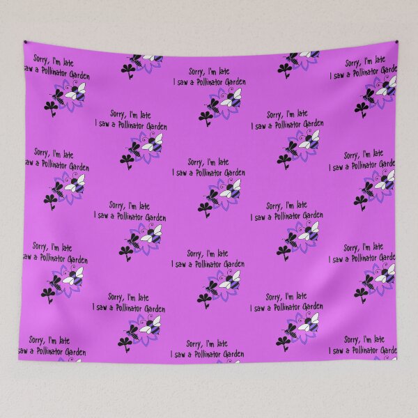 Item preview, Sorry, I'm late I saw a Pollinator Garden Design designed and sold by EarthArtDesigns.