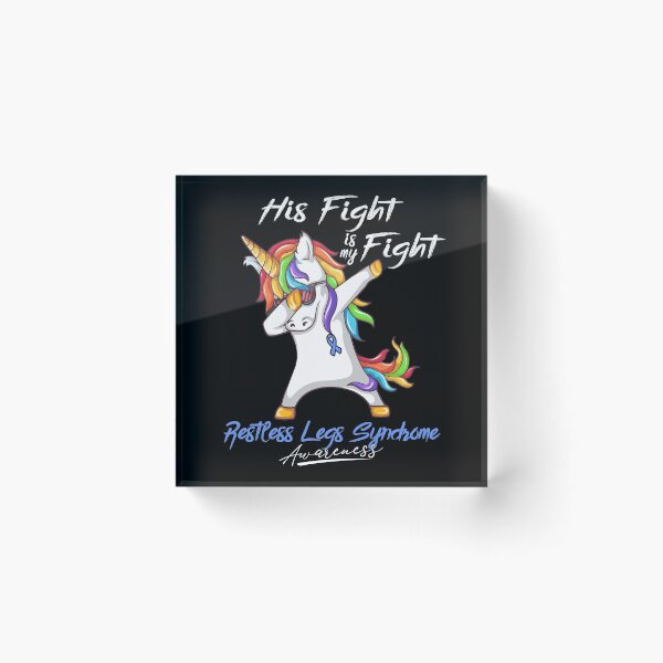 Item preview, Unicorn His Fight Is My Fight Restless Legs Syndrome Awareness designed and sold by rechardtee.
