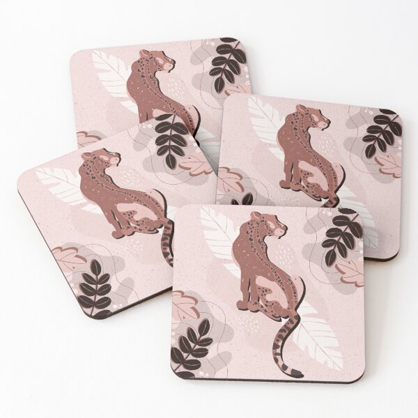 Item preview, Cheetah and Leaves Print designed and sold by Keira Scarff.