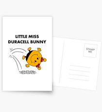 Miss Duracell Bunny Postcards