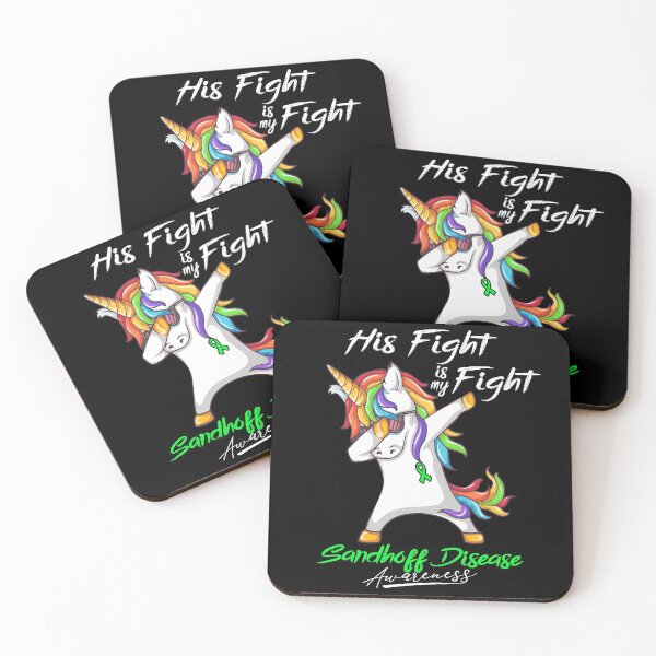 Item preview, Unicorn His Fight Is My Fight Sandhoff Disease Awareness designed and sold by rechardtee.