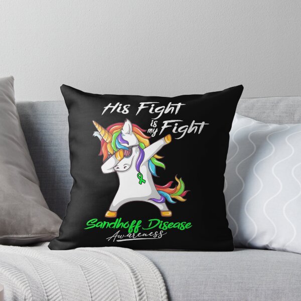 Item preview, Unicorn His Fight Is My Fight Sandhoff Disease Awareness designed and sold by rechardtee.