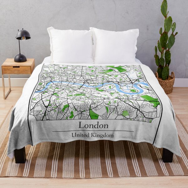 Item preview, Watercolor Art Map of London, England designed and sold by Mount-Molehill.