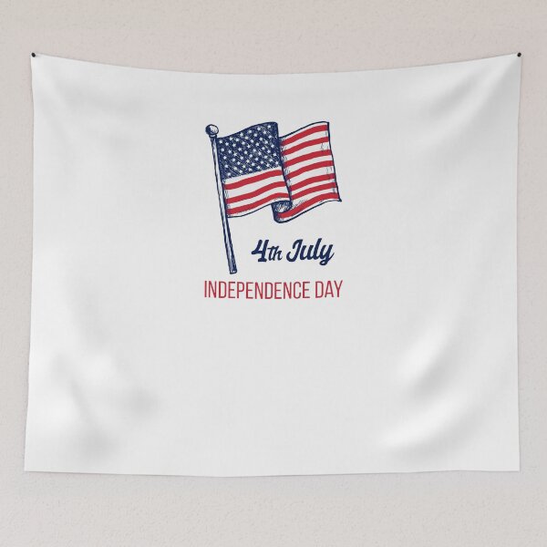 Item preview, 4th of July Independence Day Patriotic USA FLAG T-Shirt designed and sold by Pliskin-Design.