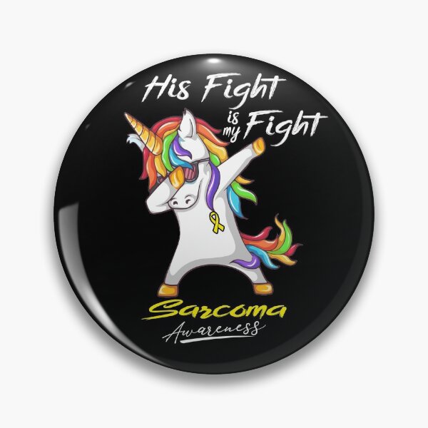 Item preview, Unicorn His Fight Is My Fight Sarcoma Awareness designed and sold by rechardtee.