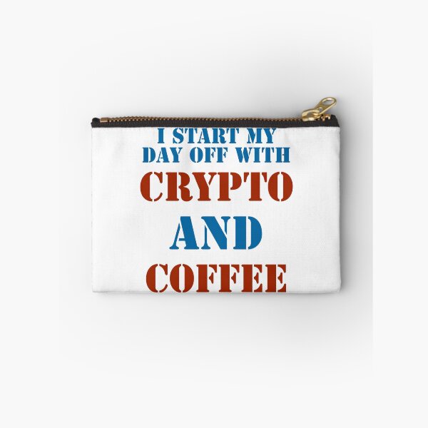Item preview, I start my day off with coffee and crypto designed and sold by 2Cheesy4U.