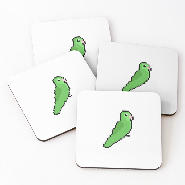 Item preview, Green Parrotlet Pixel Art designed and sold by Sauropsida.