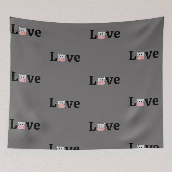 Item preview, Love Cow, I love Cows, patterned designed and sold by JRice66.