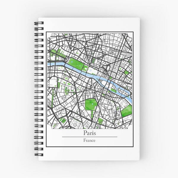 Item preview, Watercolor Art Map of Paris, France designed and sold by Mount-Molehill.