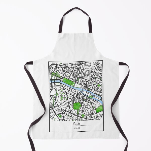 Item preview, Watercolor Art Map of Paris, France designed and sold by Mount-Molehill.