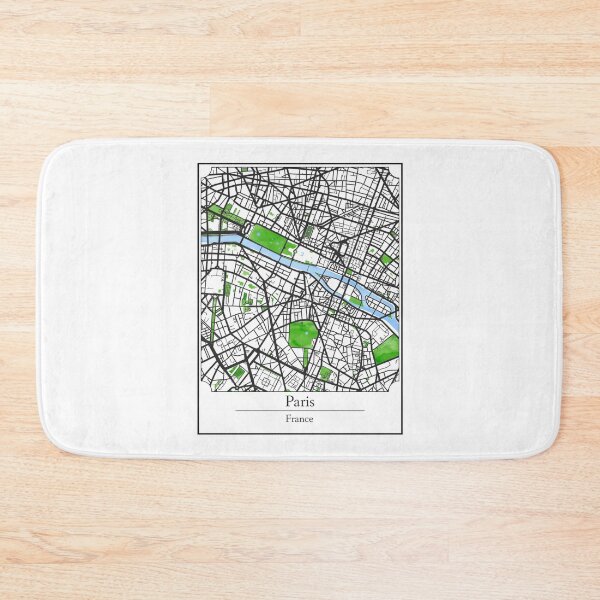 Item preview, Watercolor Art Map of Paris, France designed and sold by Mount-Molehill.