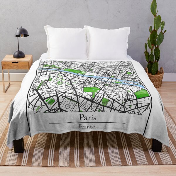 Item preview, Watercolor Art Map of Paris, France designed and sold by Mount-Molehill.