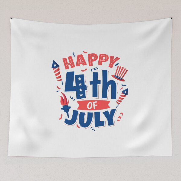 Item preview, Happy 4th of July Independence Day Patriotic T-Shirt designed and sold by Pliskin-Design.