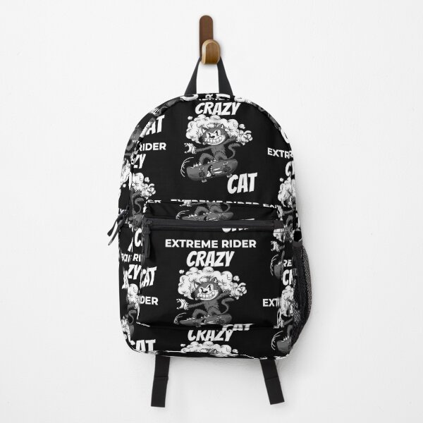 Item preview, Crazy Cat - Skate Boarder / Boarding Design designed and sold by 1chillin.