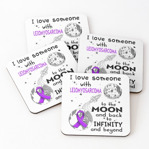 Item preview, I Love Someone With Leiomyosarcoma To The Moon And Back designed and sold by heppenp.