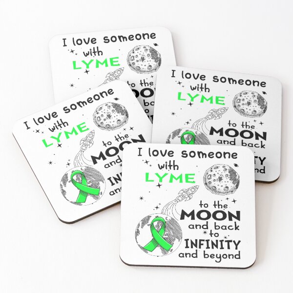 Item preview, I Love Someone With LYME To The Moon And Back designed and sold by heppenp.