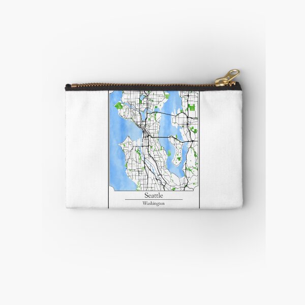 Item preview,  Watercolor Art Map of Seattle, Washington designed and sold by Mount-Molehill.