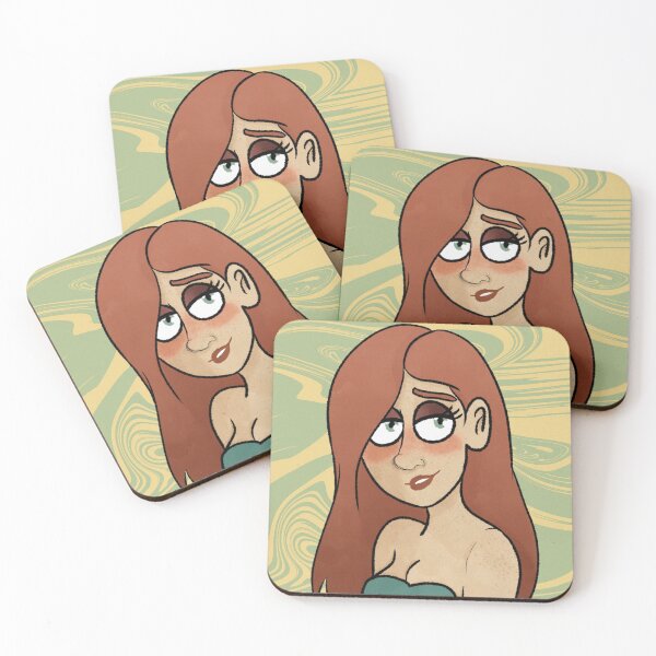 Item preview, Ginger Girl Long Hair Freckles  designed and sold by FlimsySquid.