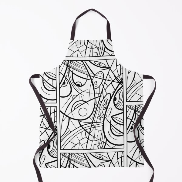 Item preview, Happy vs sad abstract faces designed and sold by hdesignEG.