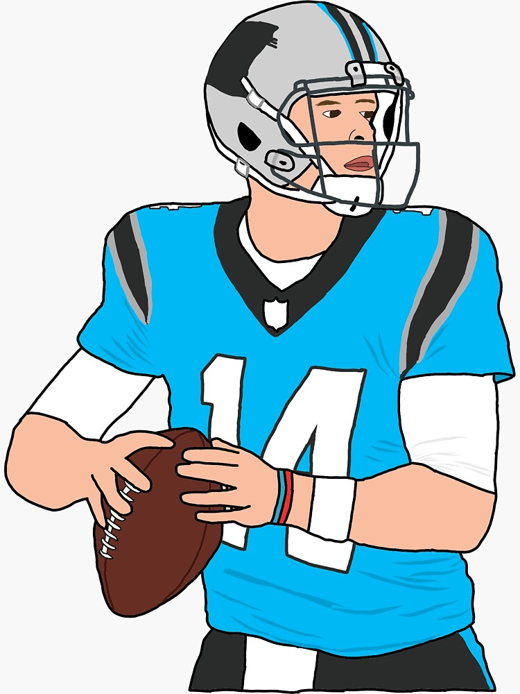 Pegatina for Sale con la obra «Panteras de Carolina Sam Darnold