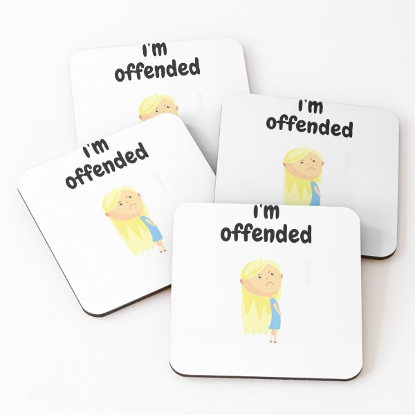 Item preview, i'm offended designed and sold by Flirt-Teez.