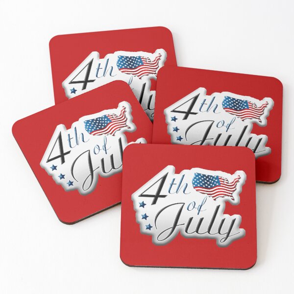 Item preview, 4th of July! (on Red) designed and sold by PawsitiveMum.