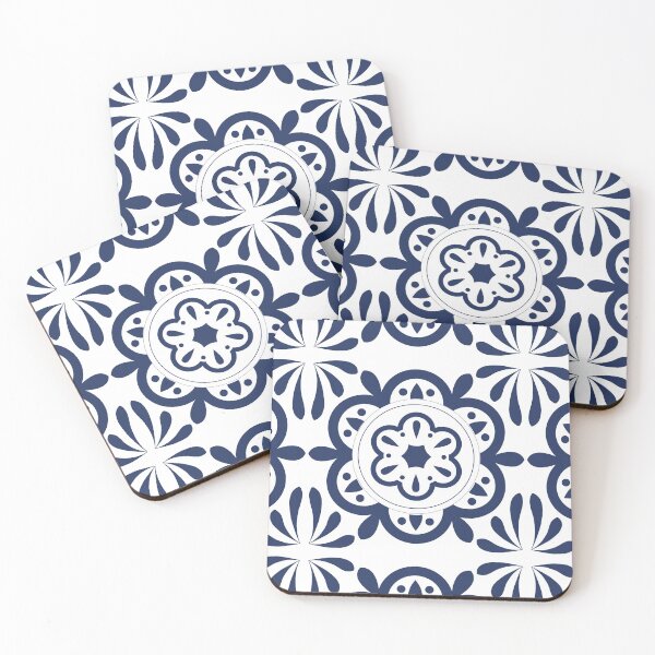 Item preview, Flower portuguese tile designed and sold by motav.