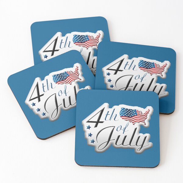 Item preview, 4th of July! (on Blue) designed and sold by PawsitiveMum.