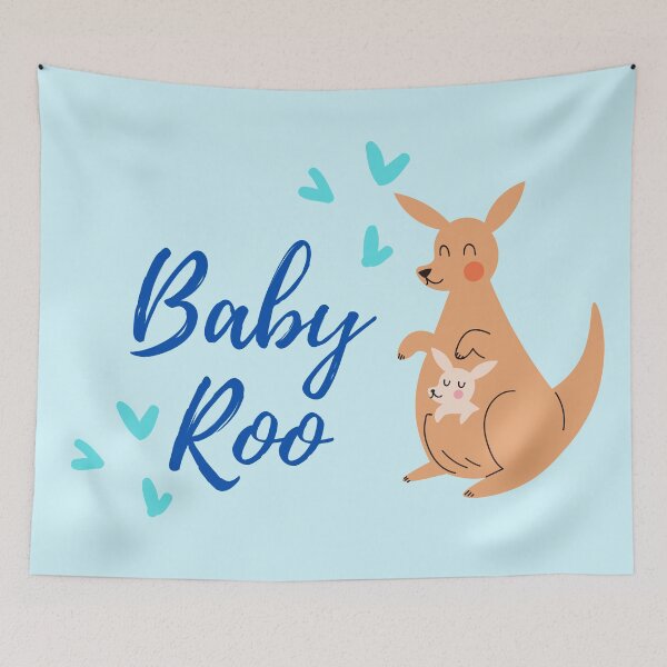 Item preview, Baby Roo - Mother's Day - Cute Kangaroo - Blue designed and sold by JLCole.