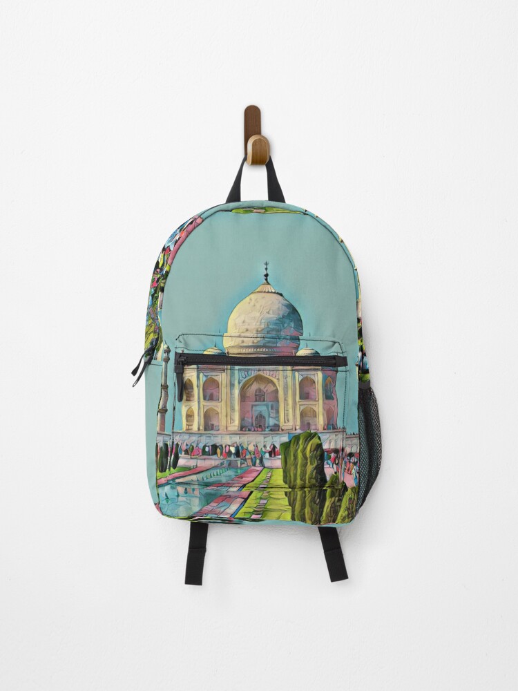Thumbnail 1 of 3, Backpack, Taj Mahal designed and sold by RakshaSD.