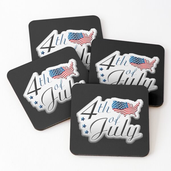 Item preview, 4th of July! (on Black) designed and sold by PawsitiveMum.