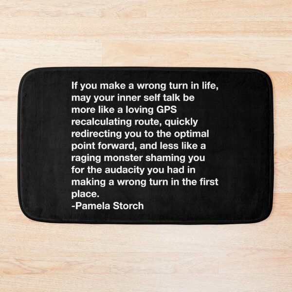 Item preview, Wrong Turn Blessing Quote by Pamela Storch designed and sold by Pamela Storch.