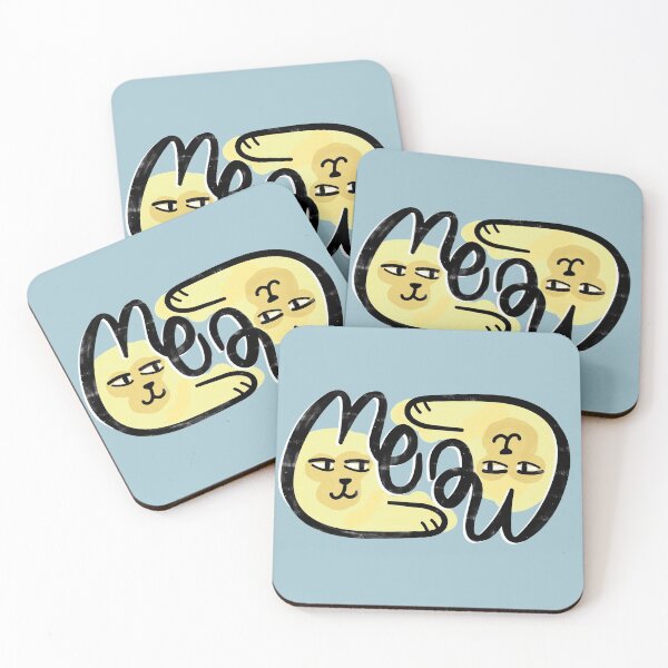 Item preview, Meow Cat Lettering ambigram art designed and sold by Sociojunkie.