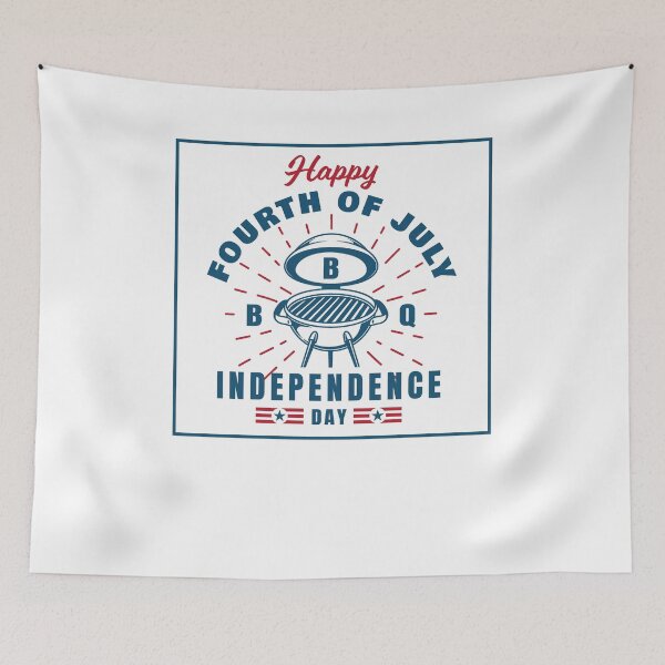 Item preview, Happy 4th of July Independence Day BBQ Patriotic T-Shirt designed and sold by Pliskin-Design.