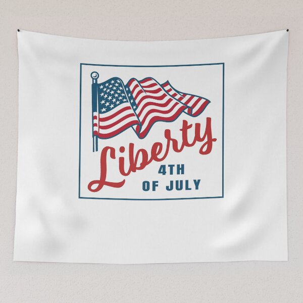 Item preview, 4th of July USA FLag Patriotic T-Shirt designed and sold by Pliskin-Design.