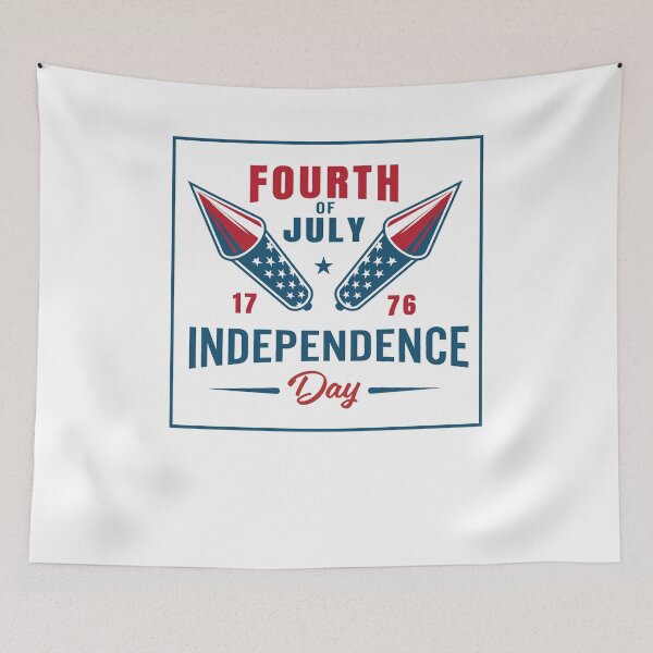 Item preview, 4th of July 1776 Independence Day Fireworks Patriotic T-Shirt designed and sold by Pliskin-Design.