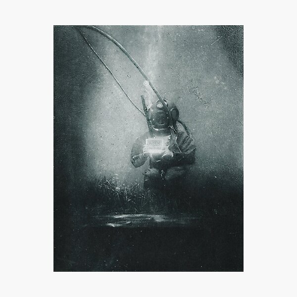 Louis Boutan - First underwater portrait - 1899 Photographic Print