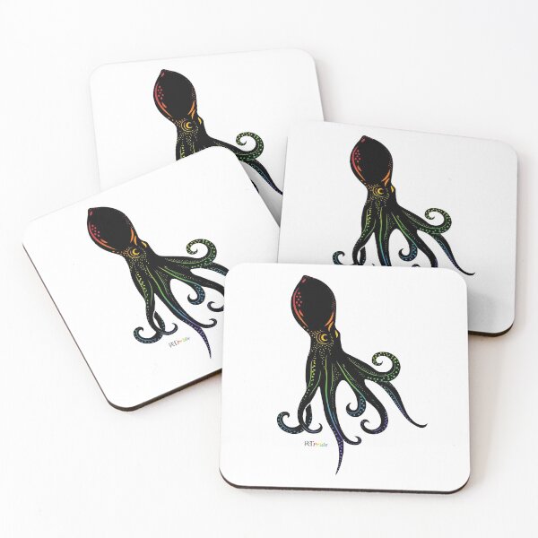 Item preview, Rainbow octopus, realistic designed and sold by RikkyTeesPride.