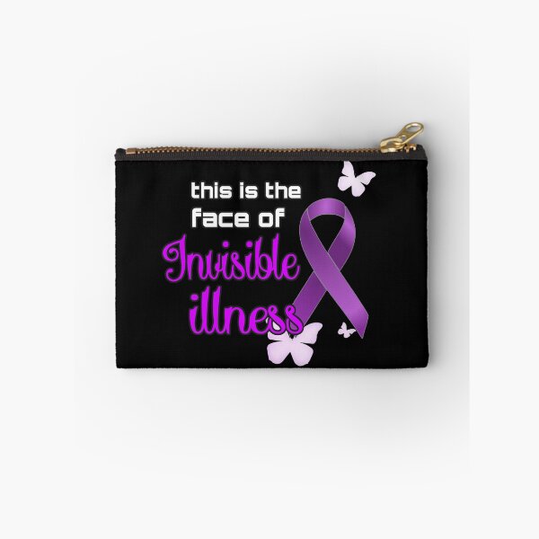 Item preview, This is the face of invisible illness Purple Ribbon designed and sold by Alondra.