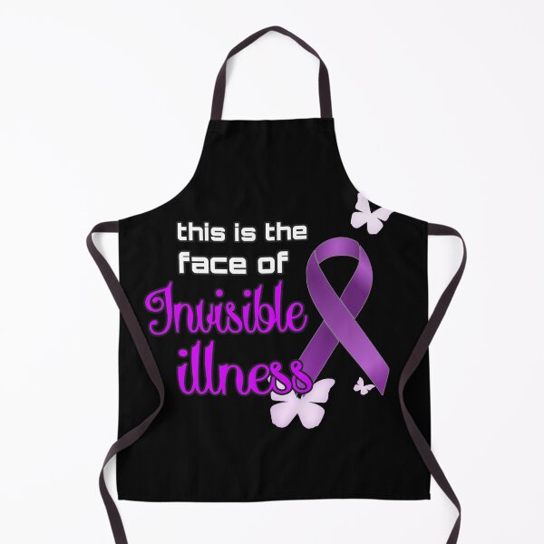 Item preview, This is the face of invisible illness Purple Ribbon designed and sold by Alondra.