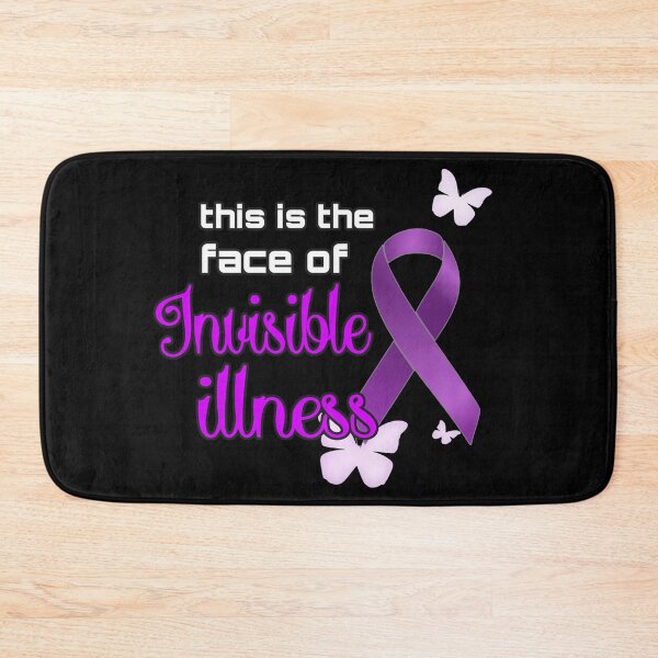 Item preview, This is the face of invisible illness Purple Ribbon designed and sold by Alondra.