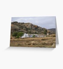 Farmstead near Rietpoort Northern Cape Greeting Card
