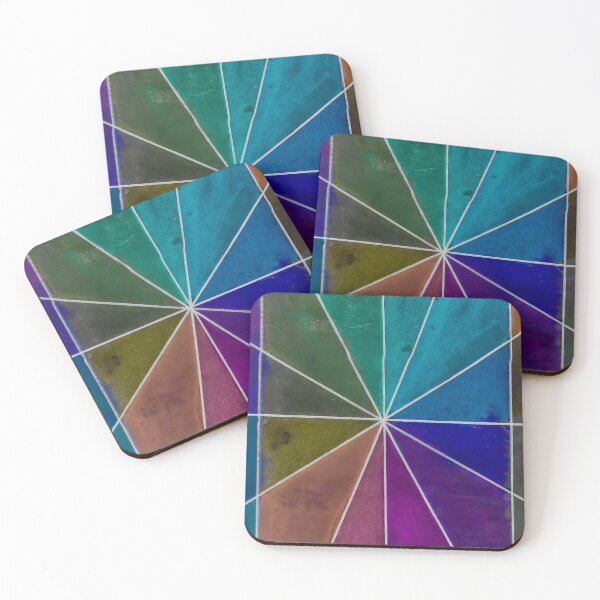 Item preview, Stain Glass Cool Colors designed and sold by Designs By YL.