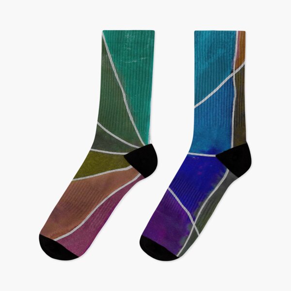 Item preview, Stain Glass Cool Colors designed and sold by Designs By YL.