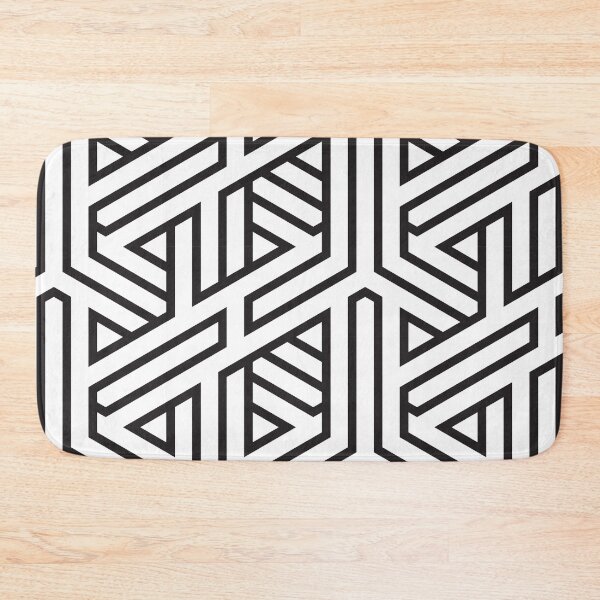 Item preview, Black and White Lines Pattern designed and sold by ladypennyface.